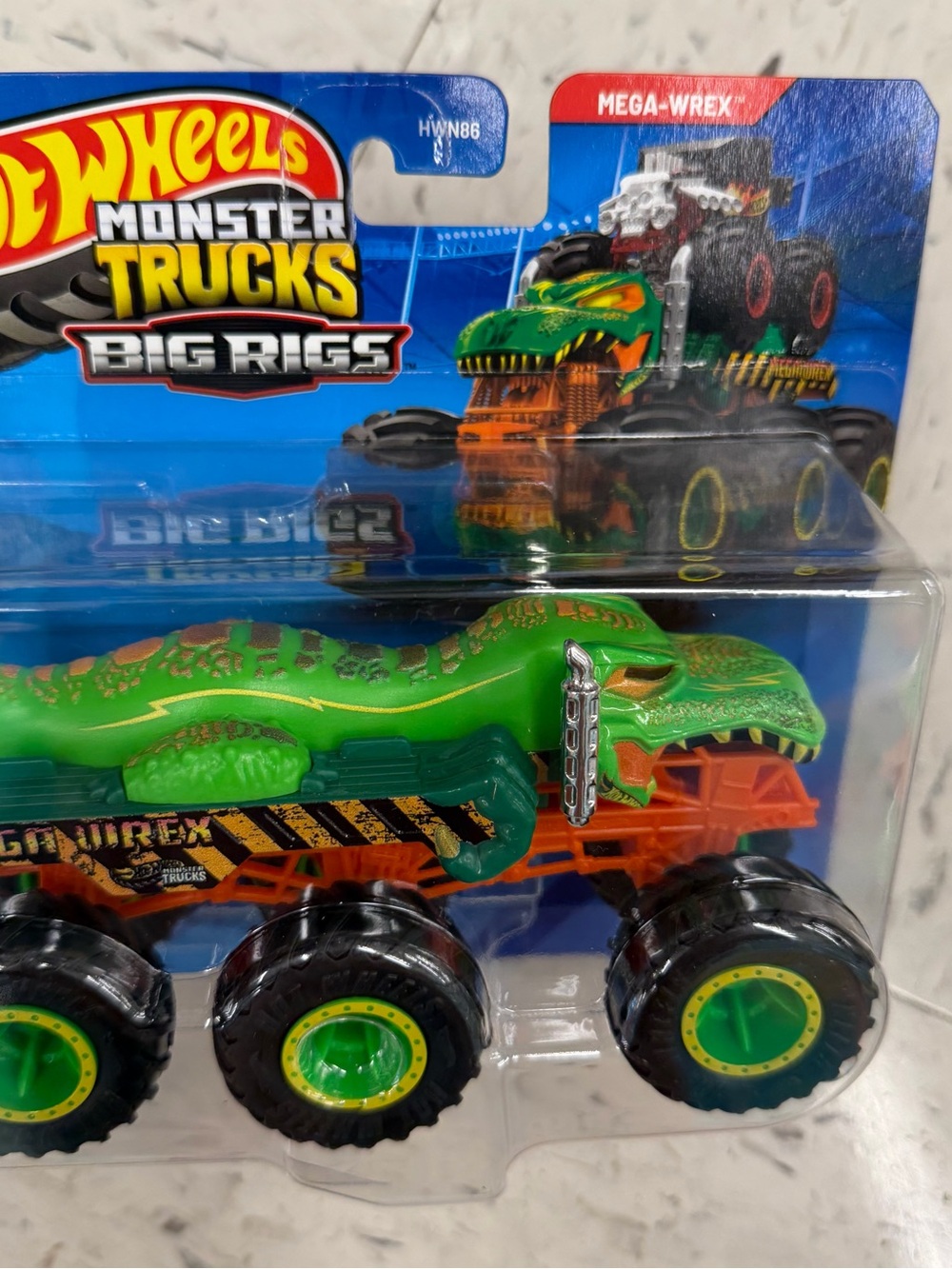 Hot Wheels Monster Trucks Mega-Wrex Green Monster Truck Toy by Hot Wheels